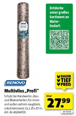 Hagebau RENODO Multivlies „Profi“ Angebot