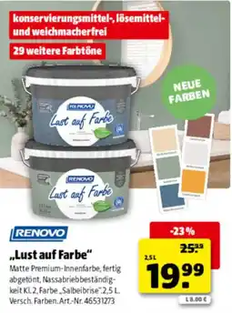 Hagebau RENOVO Lust auf Farbe Angebot