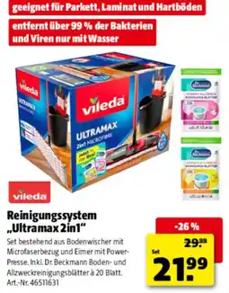 Hagebau vileda Reinigungssystem „Ultramax 2in1“ Angebot