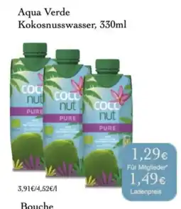 LPG Biomarkt Aqua Verde Kokosnusswasser Angebot