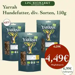 LPG Biomarkt Yarrah Hundefutter Angebot