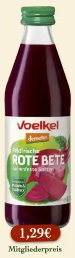 LPG Biomarkt Voelkel Feldfrische Rote Bete Angebot