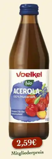 LPG Biomarkt Voelkel bio ACEROLA Angebot
