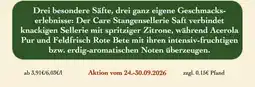 LPG Biomarkt Care Stangensellerie Saft Angebot