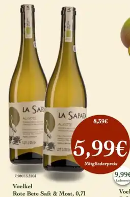 LPG Biomarkt LA SAPATA ALIGOTÉ Angebot