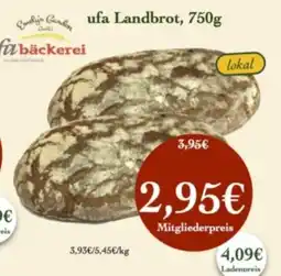 LPG Biomarkt ufa Landbrot Angebot