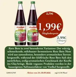 LPG Biomarkt Voelkel Rote Bete Most Angebot