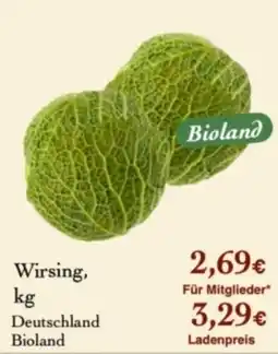 LPG Biomarkt Wirsing, Bioland Angebot
