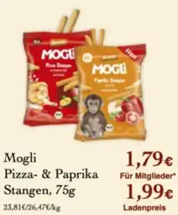 LPG Biomarkt Mogli Pizza- & Paprika Stangen Angebot
