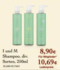 LPG Biomarkt I und M Shampoo Angebot