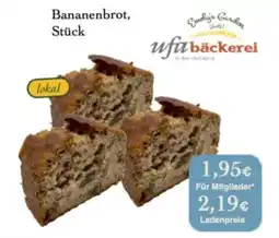 LPG Biomarkt Bananenbrot, Stück Angebot