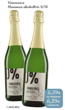 LPG Biomarkt Vinnocence Mousseux alkoholfrei Angebot