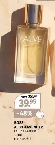 Müller BOSS ALIVE LAVENDER Angebot