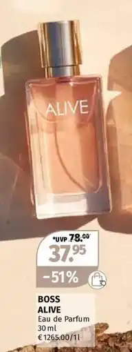 Müller BOSS ALIVE Eau de Parfum Angebot