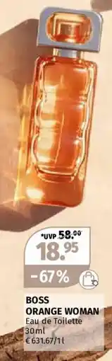 Müller BOSS ORANGE WOMAN Eau de Toilette Angebot