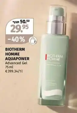 Müller BIOTHERM HOMME AQUAPOWER Advanced Gel Angebot
