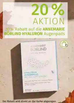Müller Annemarie börlind hyaluron augenpads Angebot