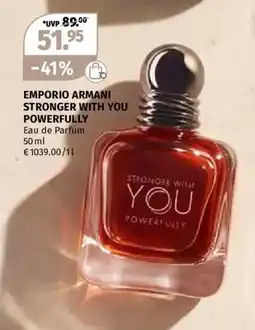 Müller EMPORIO ARMANI STRONGER WITH YOU POWERFULLY Angebot