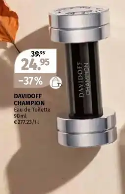 Müller DAVIDOFF CHAMPION Eau de Toilette Angebot