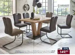 Möbel Rieger Esstisch, Eiche terra Dekor Angebot