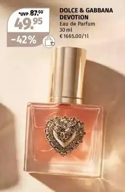 Müller DOLCE & GABBANA DEVOTION Eau de Parfum Angebot