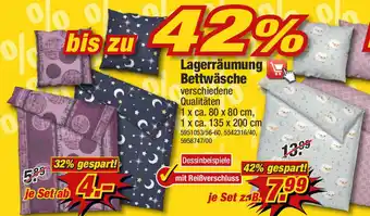 Poco Lagerräumung Bettwäsche Angebot