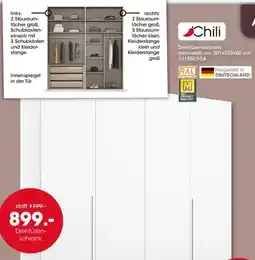 Möbel Martin Chili Drehtürenschrank Angebot