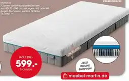 Möbel Martin Matratze 7-Zonen-Tonnentaschenfederkern Angebot