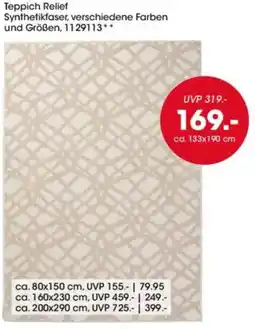Möbel Martin Teppich Relief Angebot