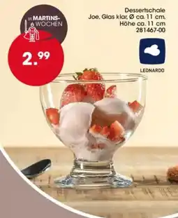 Möbel Martin Dessertschale Joe, Glas klar Angebot