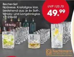 Möbel Martin Becher-Set Noblesse, Kristallglas klar, Nachtmann Angebot