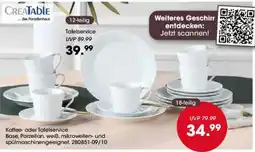 Möbel Martin CREATABLE Kaffee- oder Tafelservice Angebot