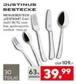 porta Justinus besteck menuebesteck Angebot