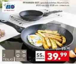 porta PFANNEN-SET, geschmiedetes Aluminium Angebot