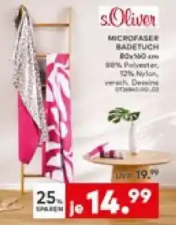 porta s.Oliver MICROFASER BADETUCH Angebot