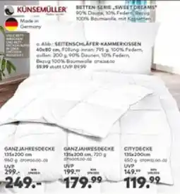 porta KÜNSEMÜLLER GANZ JAHRESDECKE Angebot