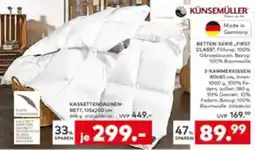 porta KÜNSEMÜLLER KASSETTENDAUNEN-BETT Angebot