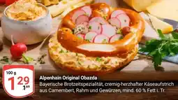 Globus Alpenhain Original Obazda Angebot
