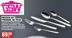 Handelshof GSW Besteck-set premium, 60-teilig Angebot