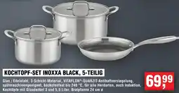 Handelshof GSW Kochtopf-set inoxxa black, 5-teilig Angebot