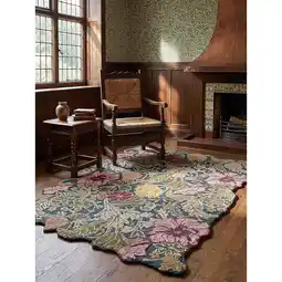 Netto Marken-Discount Wollteppich floral Multi 160 x 230 cm - CHAR Kadima Design Angebot
