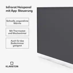 Netto Marken-Discount Wonderwall Smart Infrarotheizung 60x60cm App 360W Wochentimer IP24 Dunkelgrau 360 W Angebot
