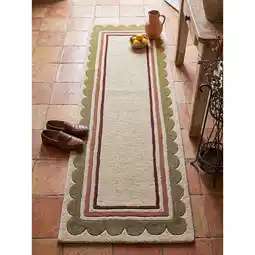 Netto Marken-Discount Läufer Bordüre Beige-Multicolor 80 x 230 cm - WENSUM Kadima Design Angebot