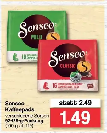 Famila Nord West Senseo Kaffeepads 92/125 g Angebot