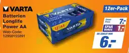K+B Expert VARTA Batterien Longlife Power AA Angebot