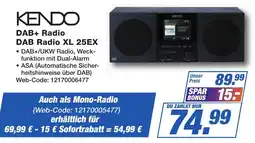 K+B Expert KENDO DAB+ Radio DAB Radio XL 25EX Angebot