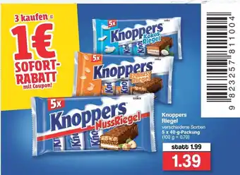 Famila Nord West Knoppers Riegel 5*40 g Angebot