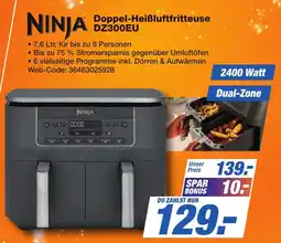 K+B Expert NINJA Doppel-Heißluftfritteuse DZ300EU Angebot