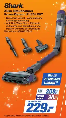 K+B Expert Shark Akku-Staubsauger PowerDetect IP1251EUT Angebot