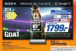 K+B Expert SONY RGB LED TV K65XR79M2B Bravia 7 II Angebot